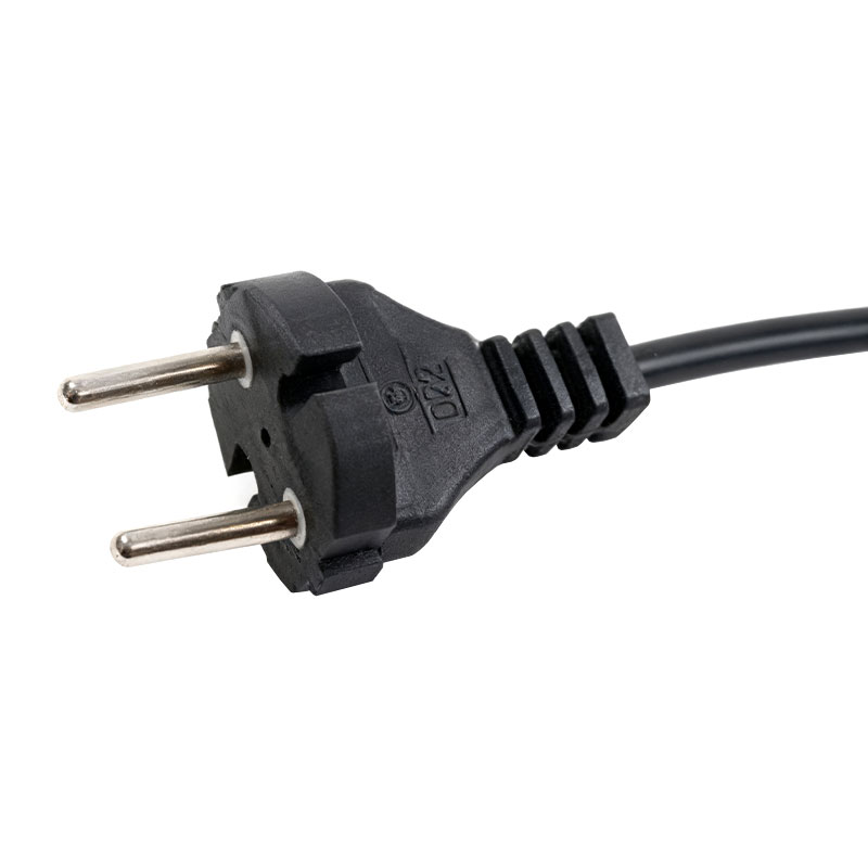 Europeisk standard 2-pins strømplugg Strømledninger