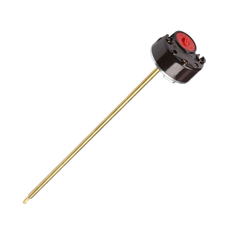 Justerbar temperatur stammetermostat for elektrisk varmtvannsbereder