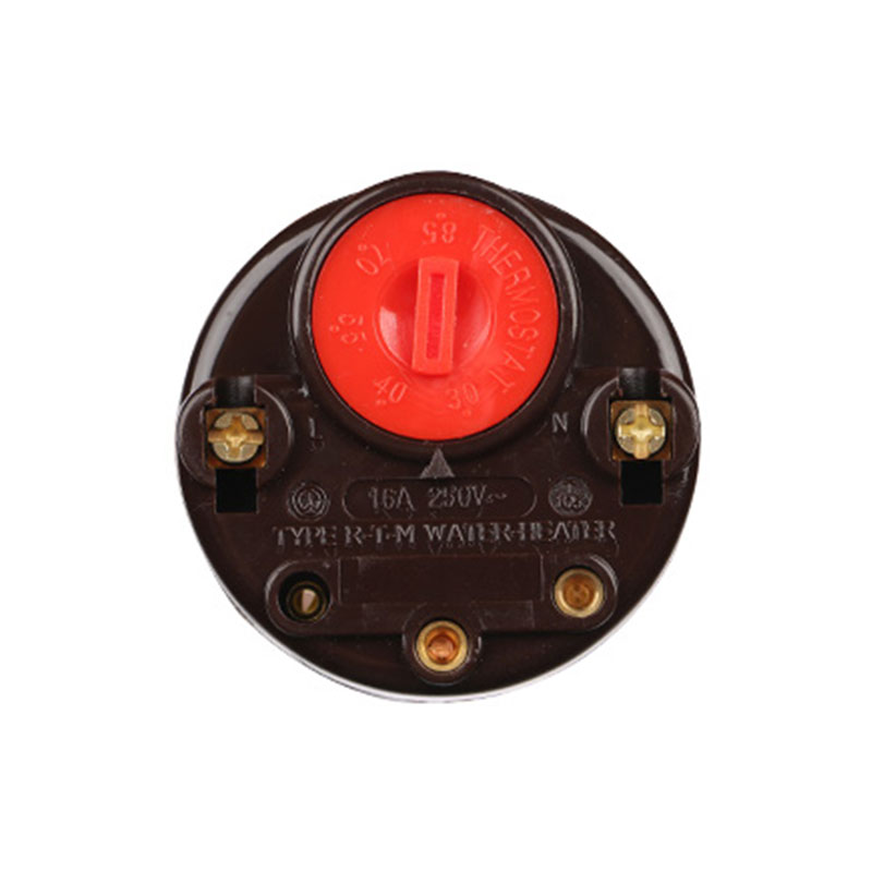 Justerbar temperatur stammetermostat for elektrisk varmtvannsbereder