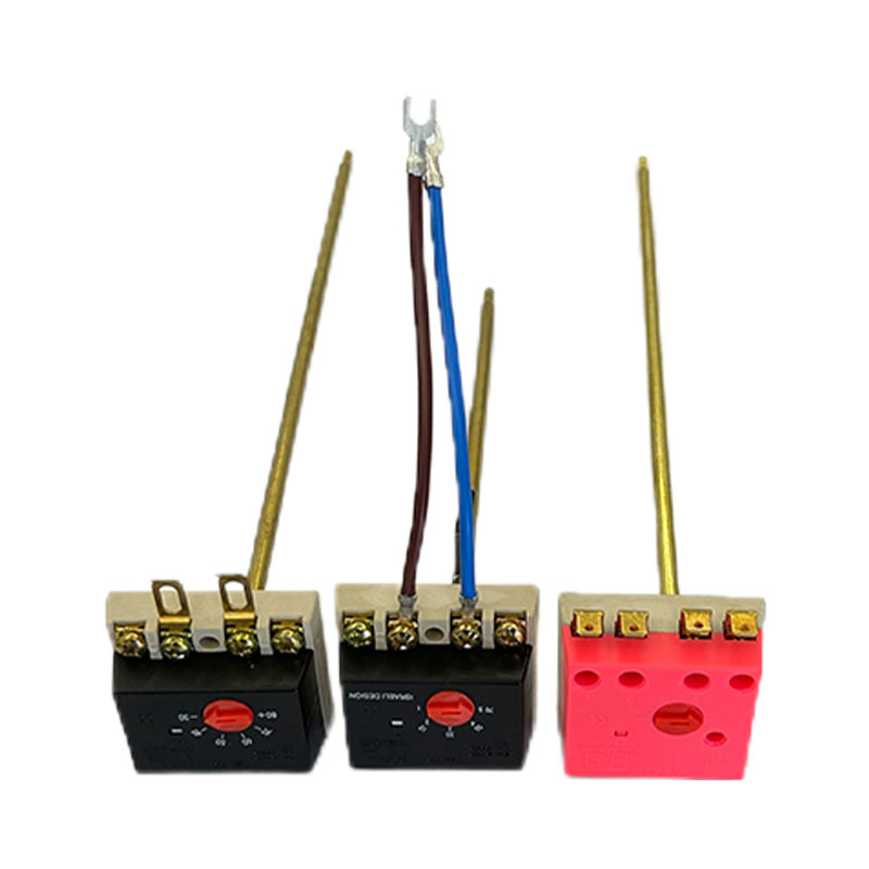 Justerbar temperatur stammetermostat for elektrisk varmtvannsbereder